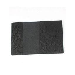 Обложка/футляр для паспорта Croco-П-1108 натуральная кожа 1отд, 2карм, черный флотер (40) 265356  фото 2