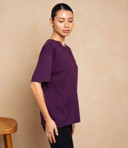 Футболка #КТ1062 (2), фиолетовый - Dommod фото 2