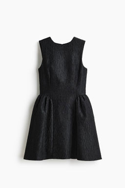 Vestido en tejido jacquard