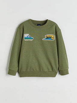 Bisiklet Yaka Erkek ?ocuk Sweatshirt