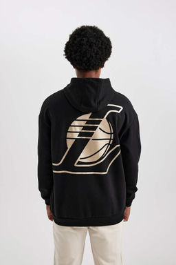 DeFactoFit Толстовка комфортного кроя с капюшоном NBA Los Angeles Lakers  фото 6