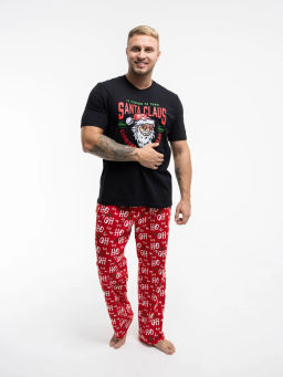 Костюм мужской, цвет черный красный