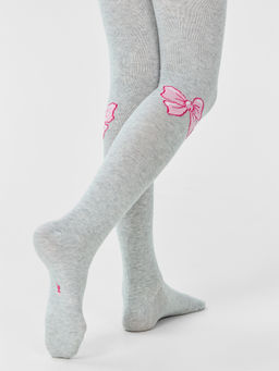 Цена за 3 пары! Колготки детские серые с бантиками - Mark formelle фото 5