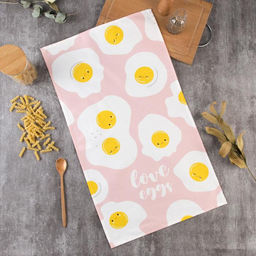 Полотенце пасхальное Этель Love eggs 40х73 см, 100% хлопок, саржа 190 гр/м2  фото 6