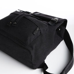 Рюкзак мужской городской TEXTURA, текстиль, цвет чёрный  фото 3