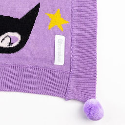 Вязаный плед Крошка Я Fantastic girl, 90х90 см  фото 4