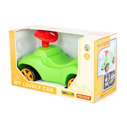 Каталка Мой любимый автомобиль со звуковым сигналом (зелёная) (в коробке)