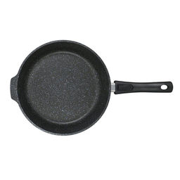 ЛА_АП_GRANIT (black) Сковорода глубокая 280мм с ручкой, арт. сггч282а