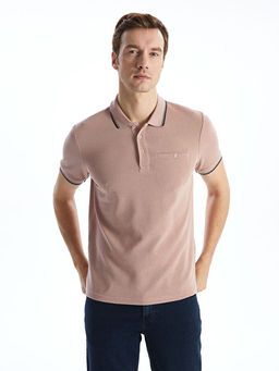 Polo Yaka K?sa Kollu Erkek Dokulu Ti??rt