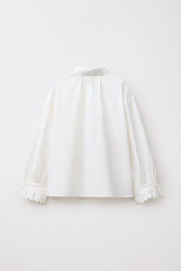 LIMITED EDITION EMBROIDERED PYJAMA SHIRT - Zara фото 4