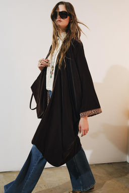 ZW COLLECTION VELVET KIMONO