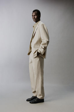 100% LINEN SUIT BLAZER - Zara фото 4