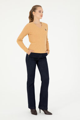 Женские синие джинсовые брюки - U.s. polo assn фото 3