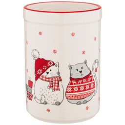 ПОДСТАВКА ДЛЯ СТОЛОВЫХ ПРИБОРОВ КОЛЛЕКЦИЯ CHRISTMAS GIFT 10X10X14 СМ - Lefard фото 2