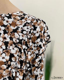 Платье Дэсти (коричневый) Турция - Nadi bordo фото 4