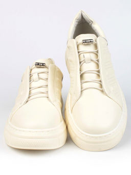 05-PDL256-2 LT. BEIGE Кроссовки женские (натуральная кожа) - Фабричный китай фото 10