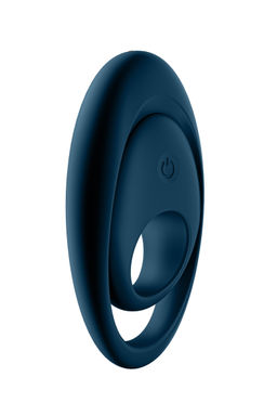 Эрекционное кольцо на пенис Satisfyer Glorious Duo, силикон, синий