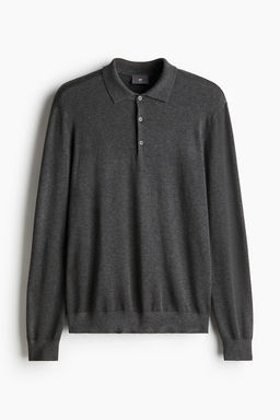 Polo de punto fino Slim Fit - H&m фото 4
