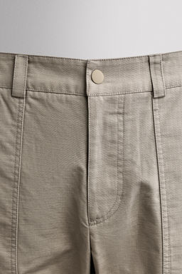 PANTAL?N TAPERED FIT ESCALADA / Crudo medio - Zara фото 10