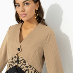 Жакет с креативной застёжкой Модное сотрудничество (new) - Charutti фото 3