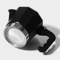 Подарочный набор Magistro Blackout, 2 предмета: гейзерная кофеварка, капучинатор, 300 мл, чёрная