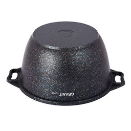 Кастрюля алюмин. 4л (стекл.крышка) (АП) "Granit ultra" blue (кгг42а) (Кукмара)