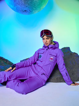 Женский сноубордический горнолыжный комбинезон Alpha Endless Aeternitas 223/2305 PRP - Пурпурное Сердце  фото 31