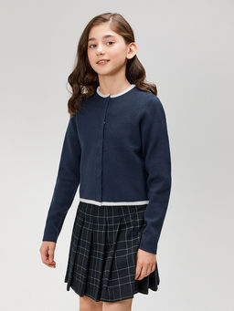 ACOOLA / Жакет детский для девочек Kayla темно-синий  фото 4