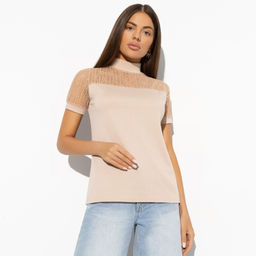 Водолазка универсальная
 С тобой вдвоём (beige) - Charutti фото 14