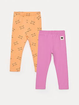 Beli Lastikli K?z Bebek Tayt 2li