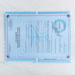 Папка для медицинского полиса Мишка для мальчика, 17,5 х 11,3 см - Simaland фото 3