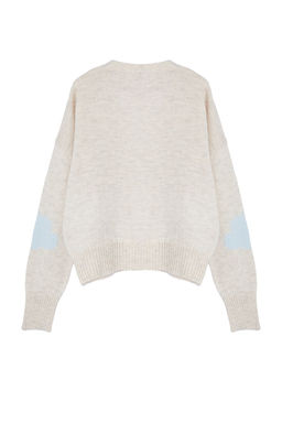 Tas Yumusak Dokulu Bulut Desenli Triko H?rka TWOAW21HI0490 - Trendyolmilla фото 7