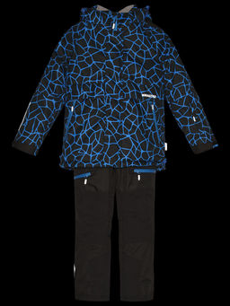 Костюм 7з2725 электрик/черный