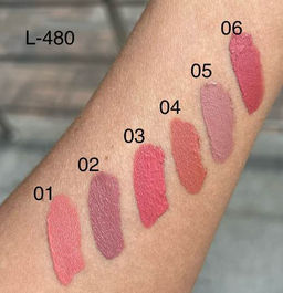 FFleur L480 Стойкая жидкая матовая помада Long Lasting 8H тон 02 Dusty rose  фото 2