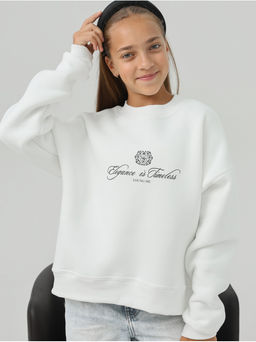 Свитшот Начес Элегант Какао Девочка - София фото 13