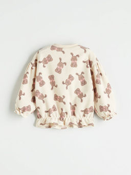 Tav?an Desenli K?z Bebek Sweatshirt