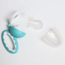 Ниблер для прикорма с силиконовой сеточкой «Колечко», цвет голубой