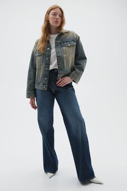 Curvy Fit Wide Ultra High Jeans - H&m фото 2