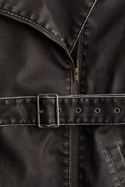 Chaqueta biker con efecto desgastado - H&m фото 10