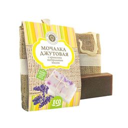 Мочалка джутовая с крымским натуральным мылом ВИННОЕ - Мануфактура дом природы фото 2