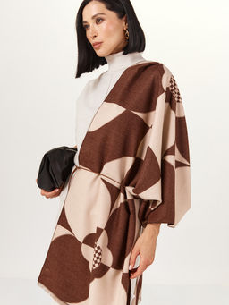 в составе ШЕРСТЬ  и КАШЕМИР Большой, мягкий, теплый  двусторонний палантин - Tantino фото 6