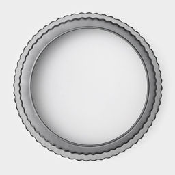 Форма для выпечки Доляна «Жаклин. Рифлёный круг», 24×5 см, разъёмная, антипригарное покрытие, чёрная