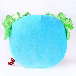 Мягкая игрушка Дракон голубой, круглый, 14 см - POMPOSHKI фото 3