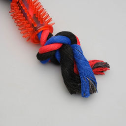 Игрушка тренировочная канатная Зубочистка, 65 г, микс цветов - Пижон фото 2