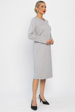 Платье трикотажное Лаурель (светло-серое) П14248-25М - Lt collection фото 2
