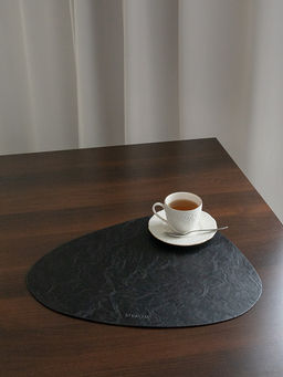 Салфетка сервировочная 45x36, 1шт. черный ПВХ