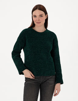 Koyu Ye_il Oversize Kazak