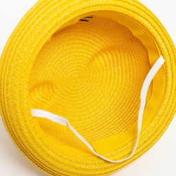 Шляпа для девочки MINAKU «Кошечка», размер 50, жёлтая