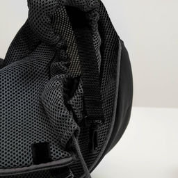 Сумка-переноска Слинг для животных, 37 х 20 см, чёрная - Пижон фото 9