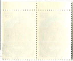 Марка Мечеть Талкатан Баба Туркменская ССР 1991 год (блок из 2 марок)